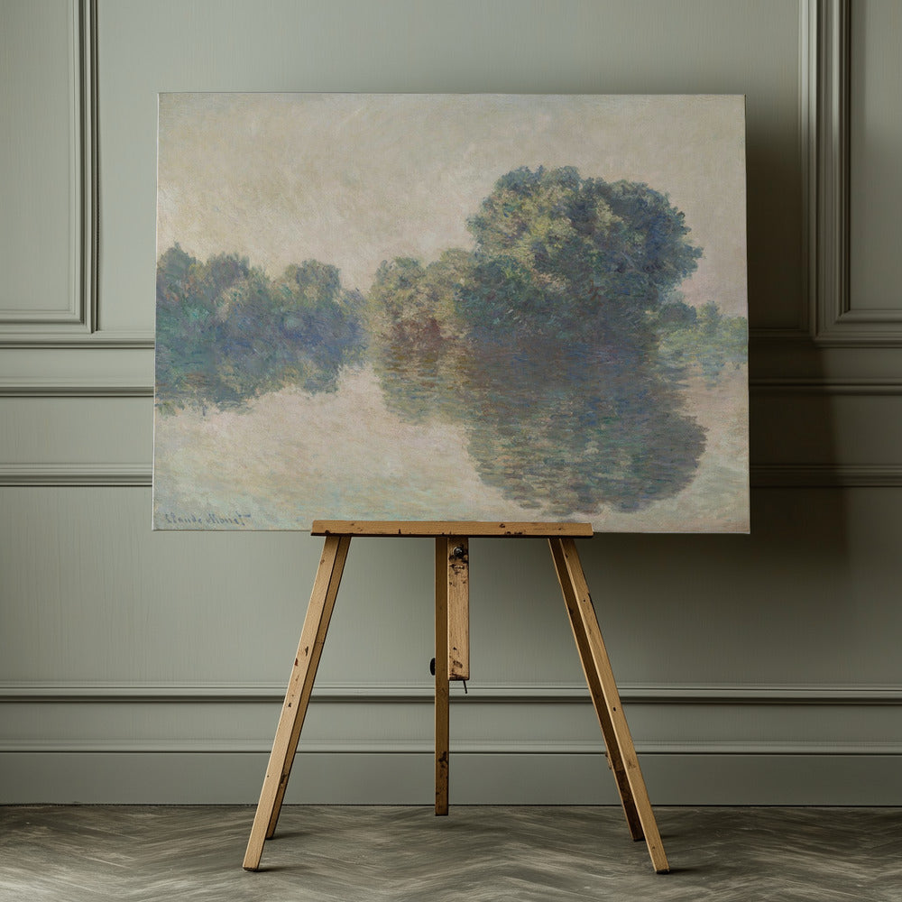 The Seine At Giverny (1897) - Poster / Art Print - interiör