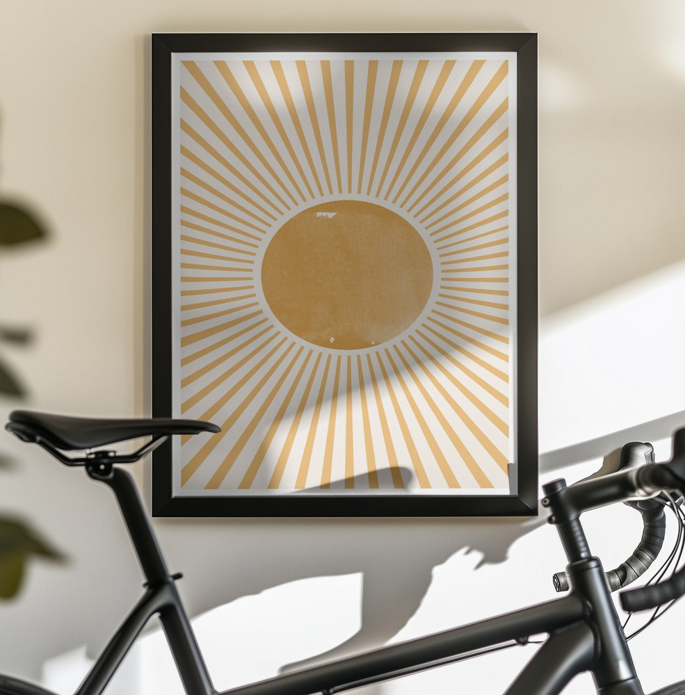 Boho Sun - Poster / Art Print - interiör