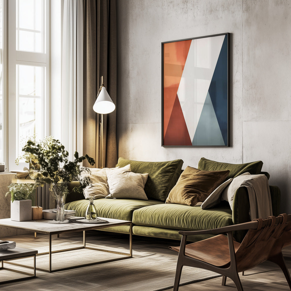 Perfect Geometric Shapes No 1 - Poster / Art Print - interiör