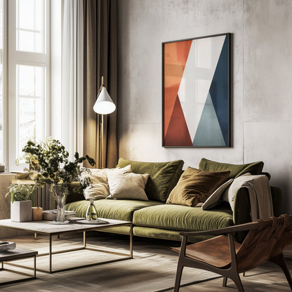 Perfect Geometric Shapes No 1 - Poster / Art Print - interiör