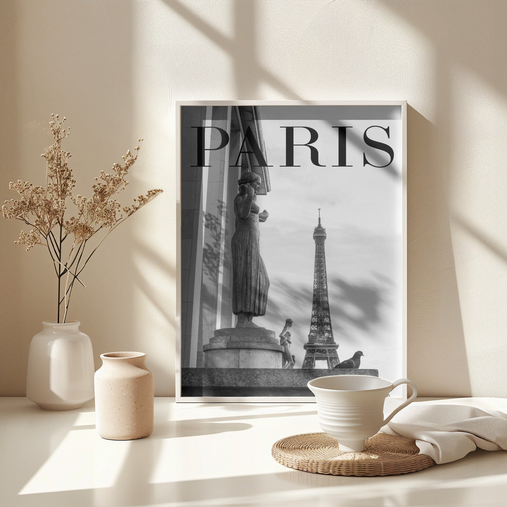 Paris Text 5 - Poster / Art Print - interiör