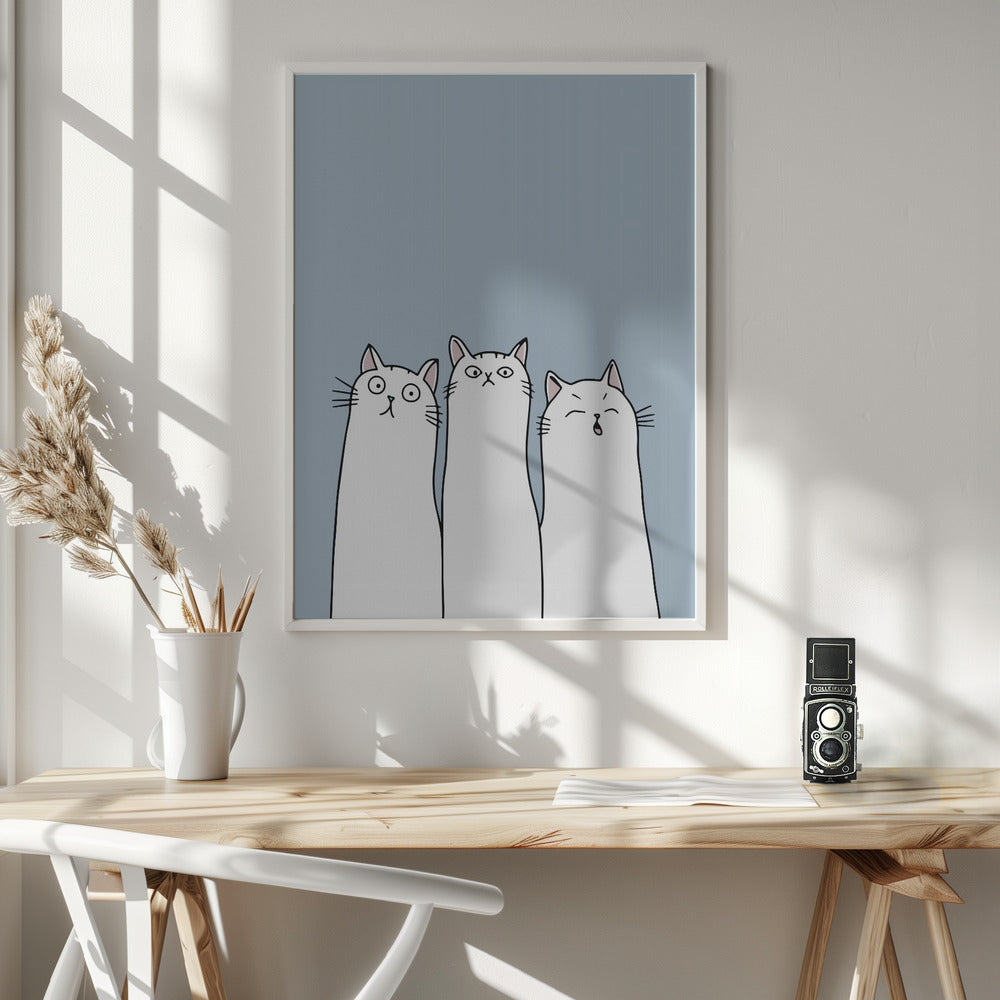 The Cats - Poster / Art Print - interiör