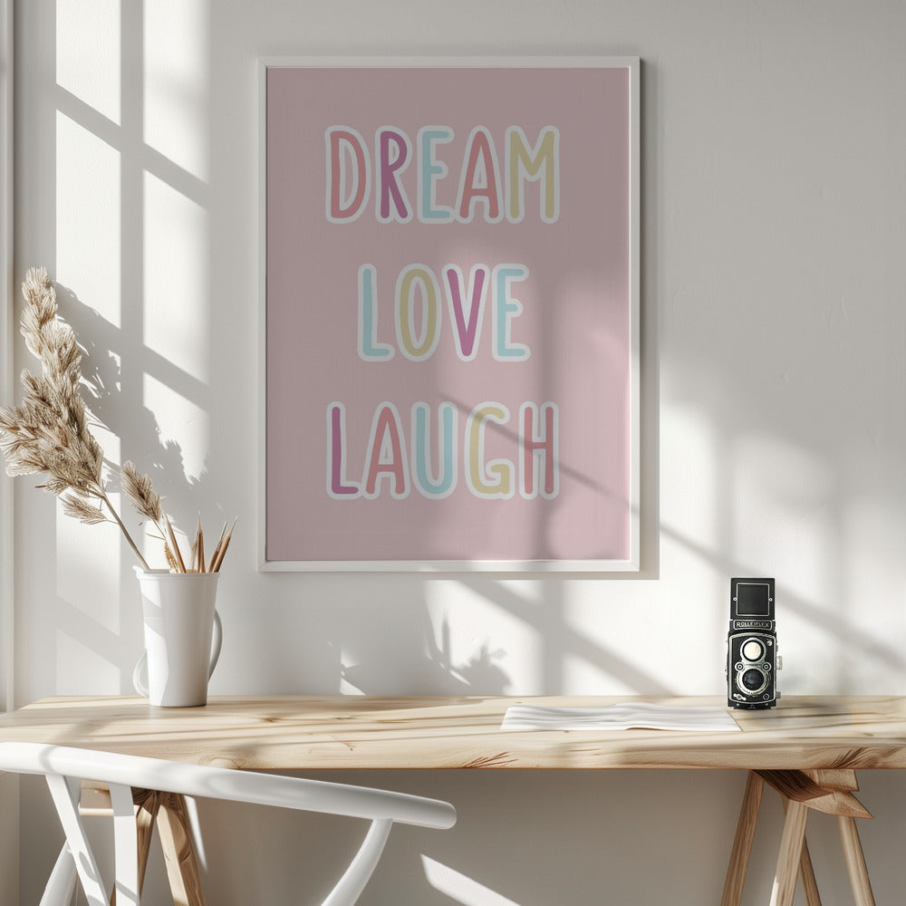 Dream Love - Poster / Art Print - interiör