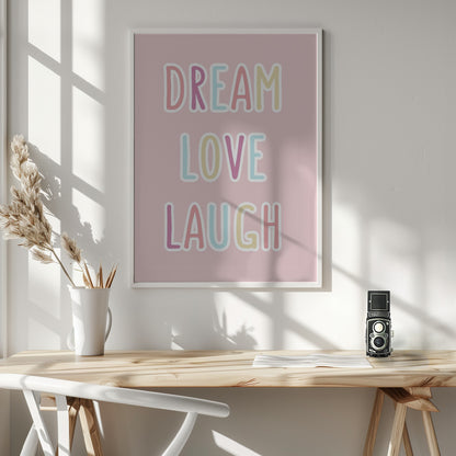 Dream Love - Poster / Art Print - interiör