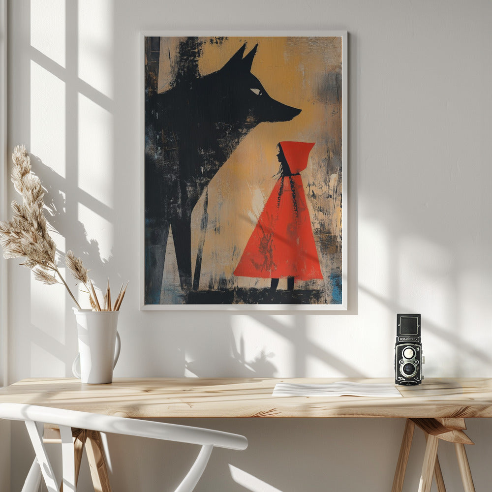 Little Red Riding Hood - Poster / Art Print - interiör