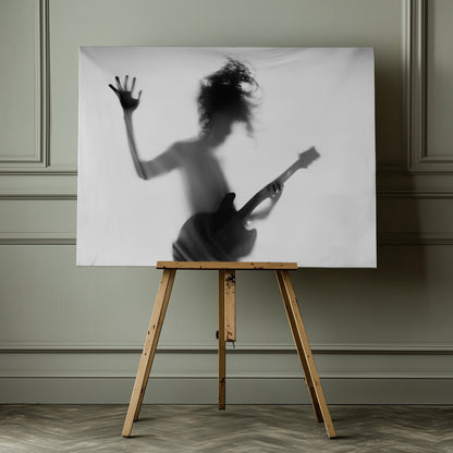 Guitar heroes - Poster / Art Print - interiör