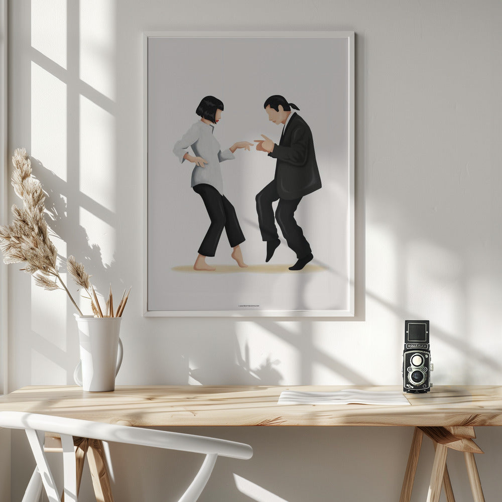 Pulp Fiction - Poster / Art Print - interiör