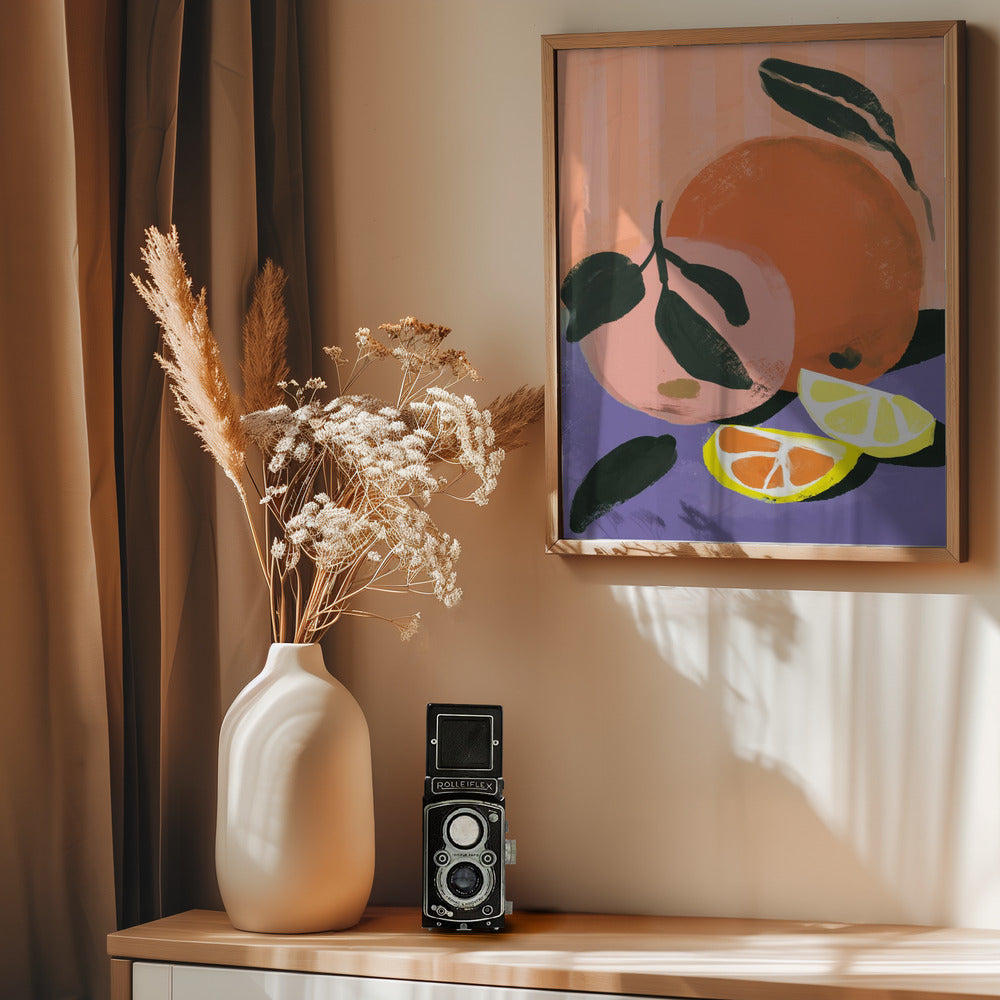 Fruity Summer No 3 - Poster / Art Print - interiör