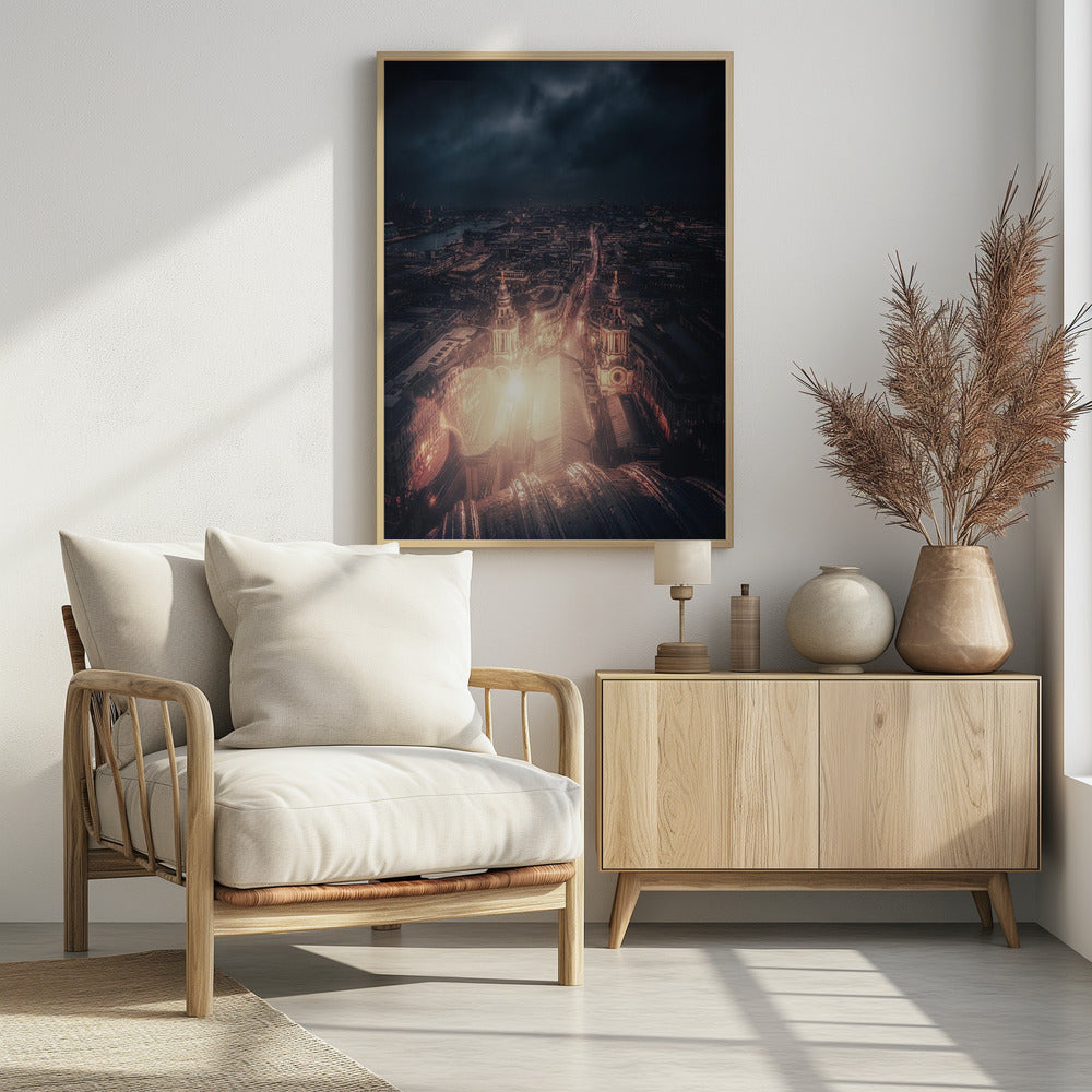 A Light in Darkness - Poster / Art Print - interiör
