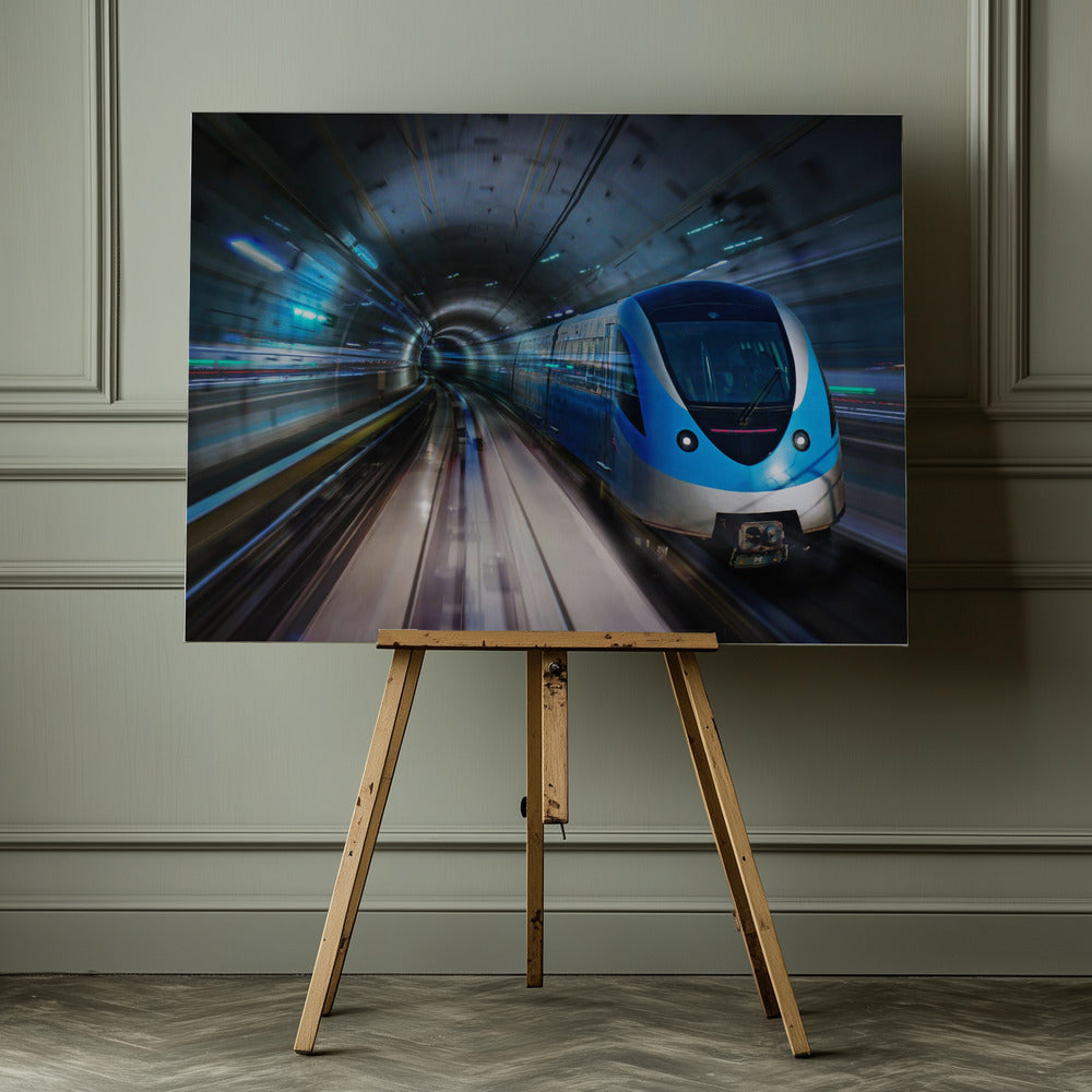 SpeedTrain - Poster / Art Print - interiör
