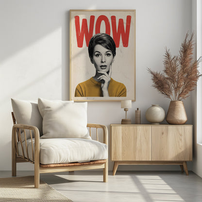 Wow - Poster / Art Print - interiör