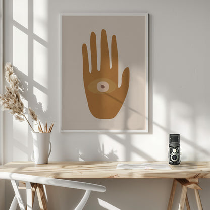 Hand of Vision - Poster / Art Print - interiör