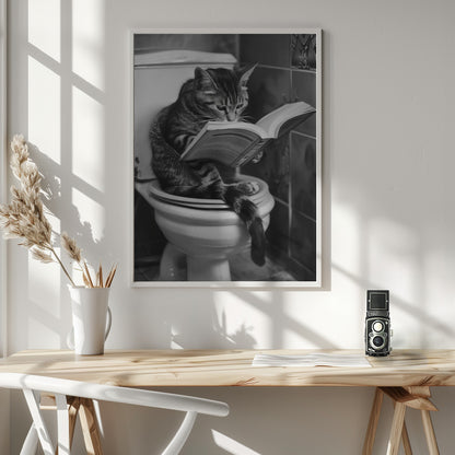 Literary Litter Box - Poster / Art Print - interiör