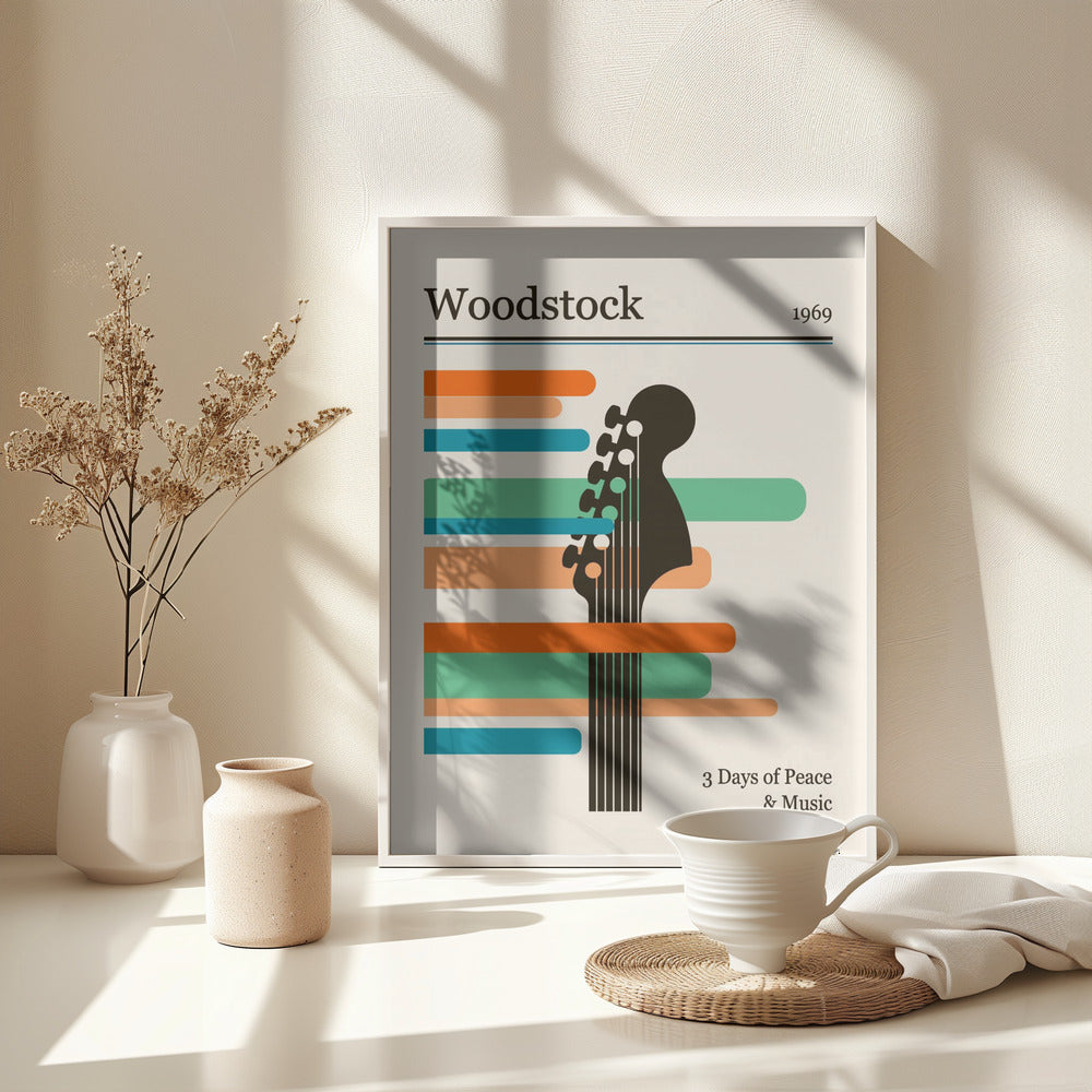 Woodstock Festival - Poster / Art Print - interiör