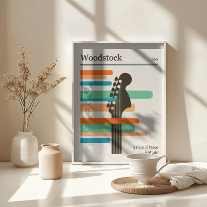 Woodstock Festival - Poster / Art Print - interiör
