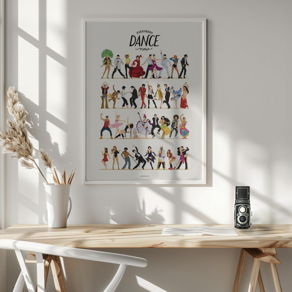 Everybody Dance Now - Poster / Art Print - interiör