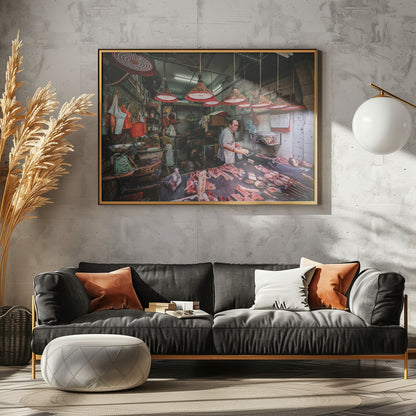 Fishmonger of HK - Poster / Art Print - interiör