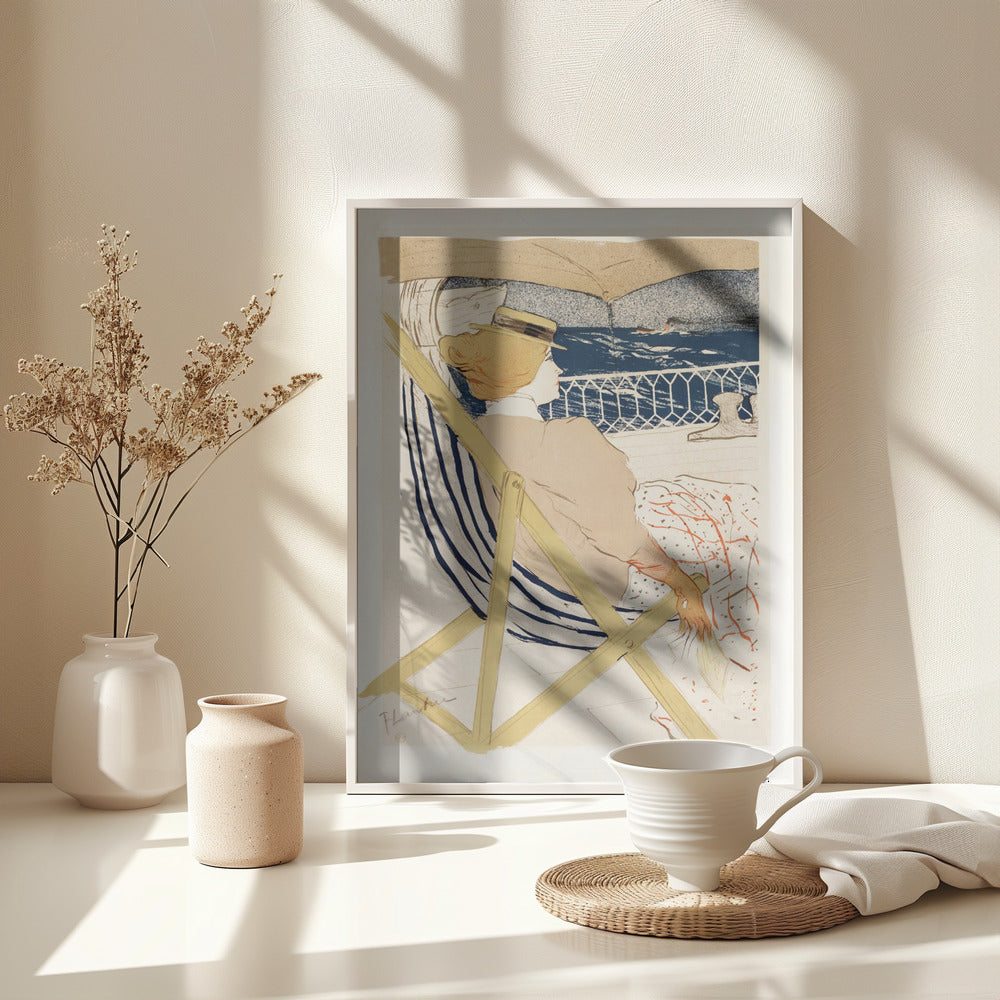 La Passagère Du 54 (1896) - Poster / Art Print - interiör