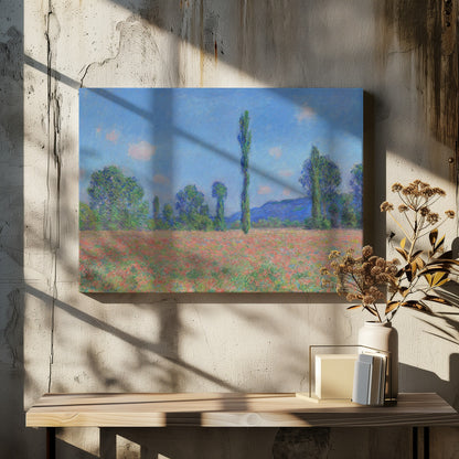 Poppy Field, Giverny (1890–1891) - Poster / Art Print - interiör