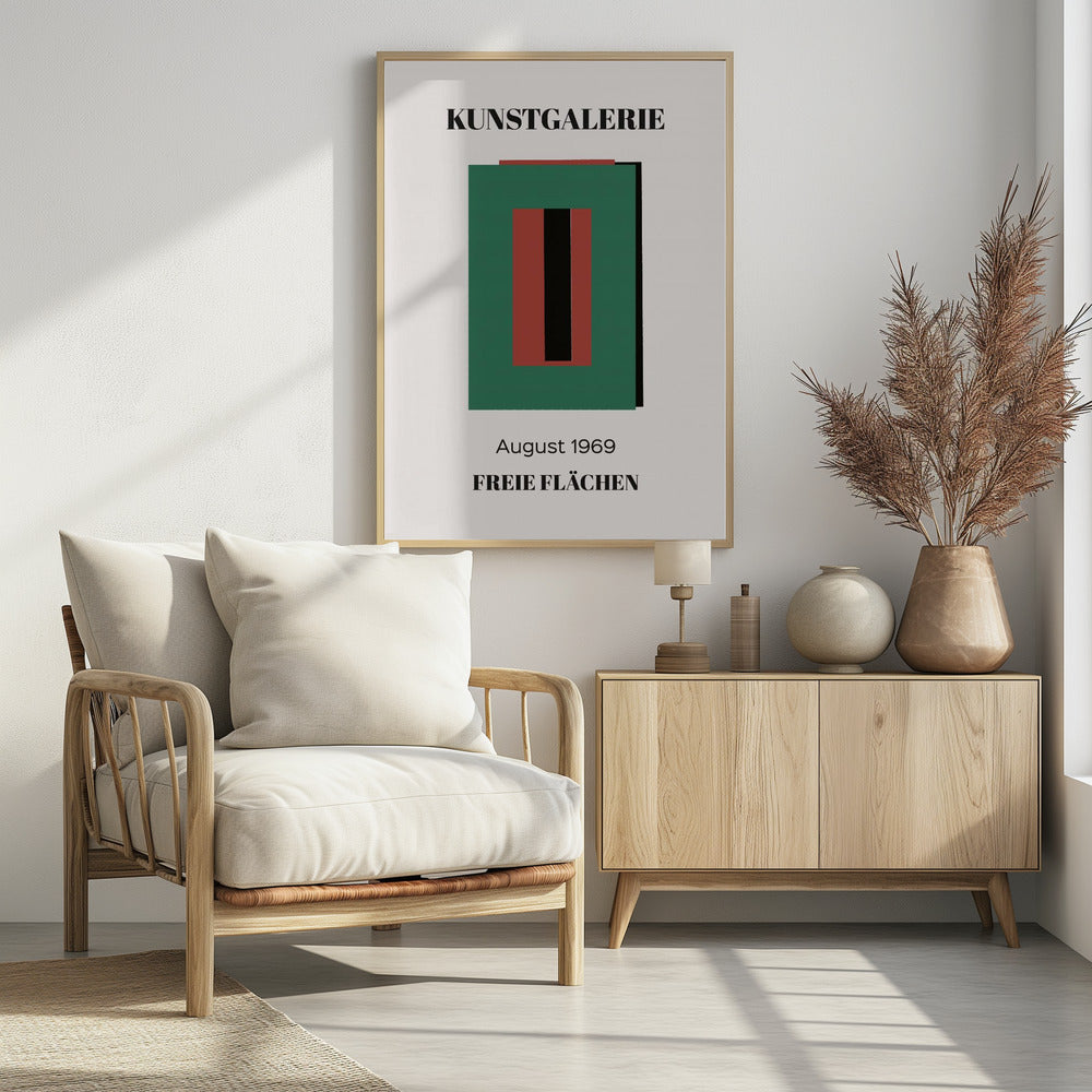 Kunstgalerie no. 01 - Poster / Art Print - interiör