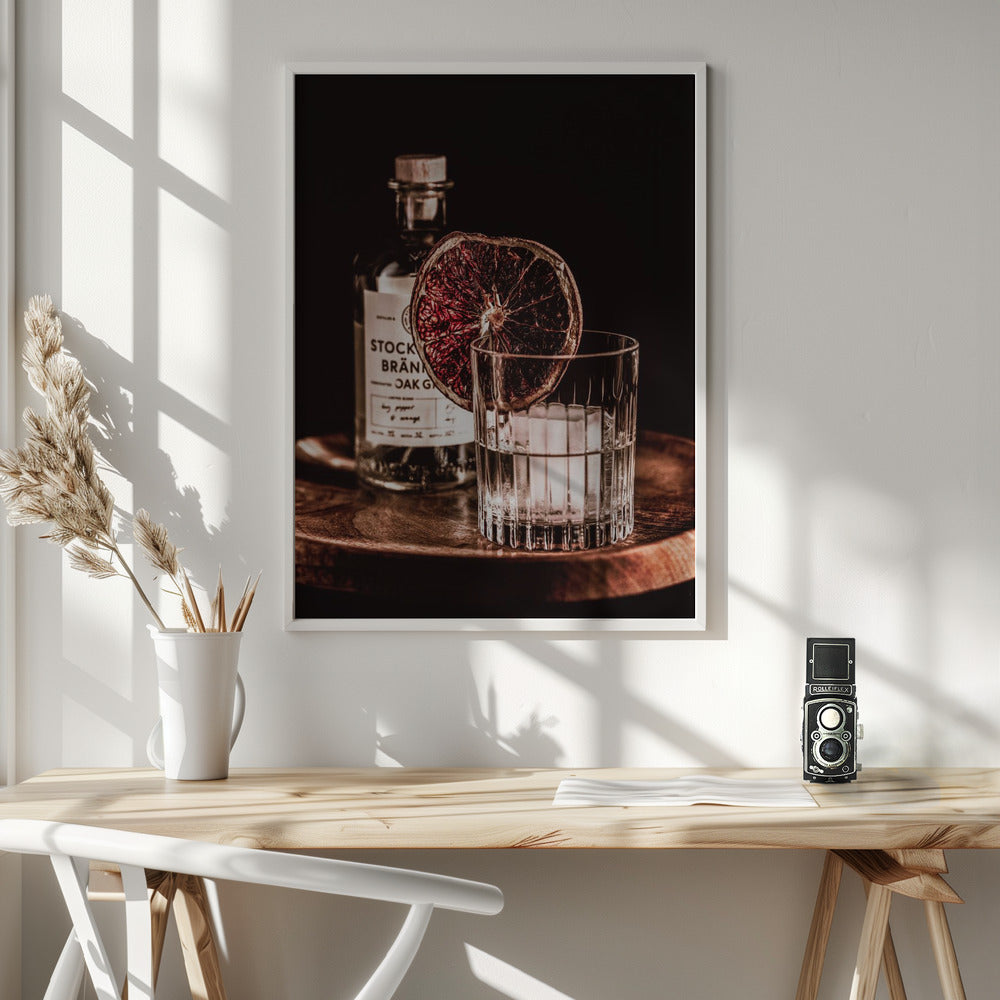 The Sipping Gin - Poster / Art Print - interiör