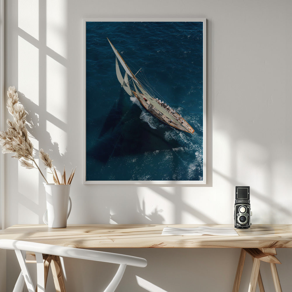 Team in race - Poster / Art Print - interiör