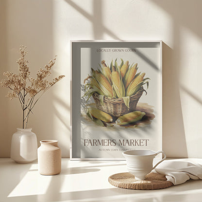 Farmers Market Corn - Poster / Art Print - interiör