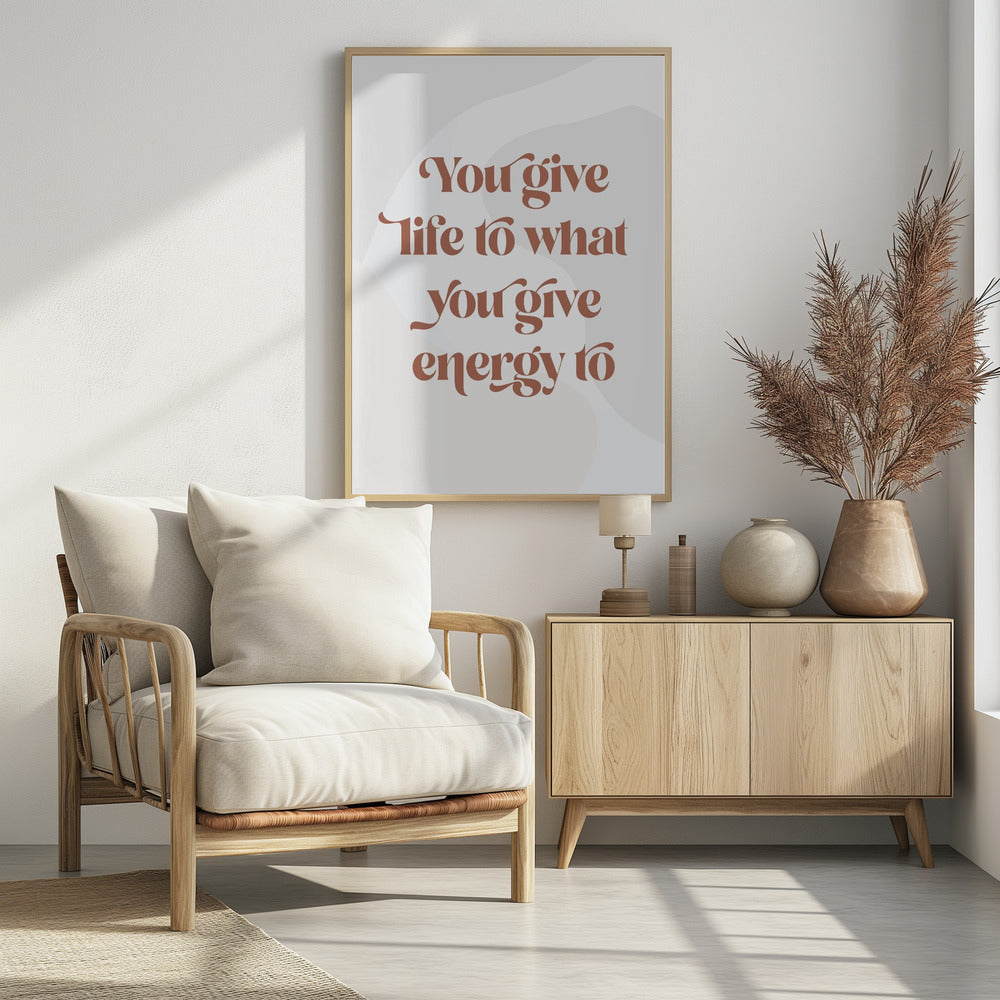Life Energy - Poster / Art Print - interiör