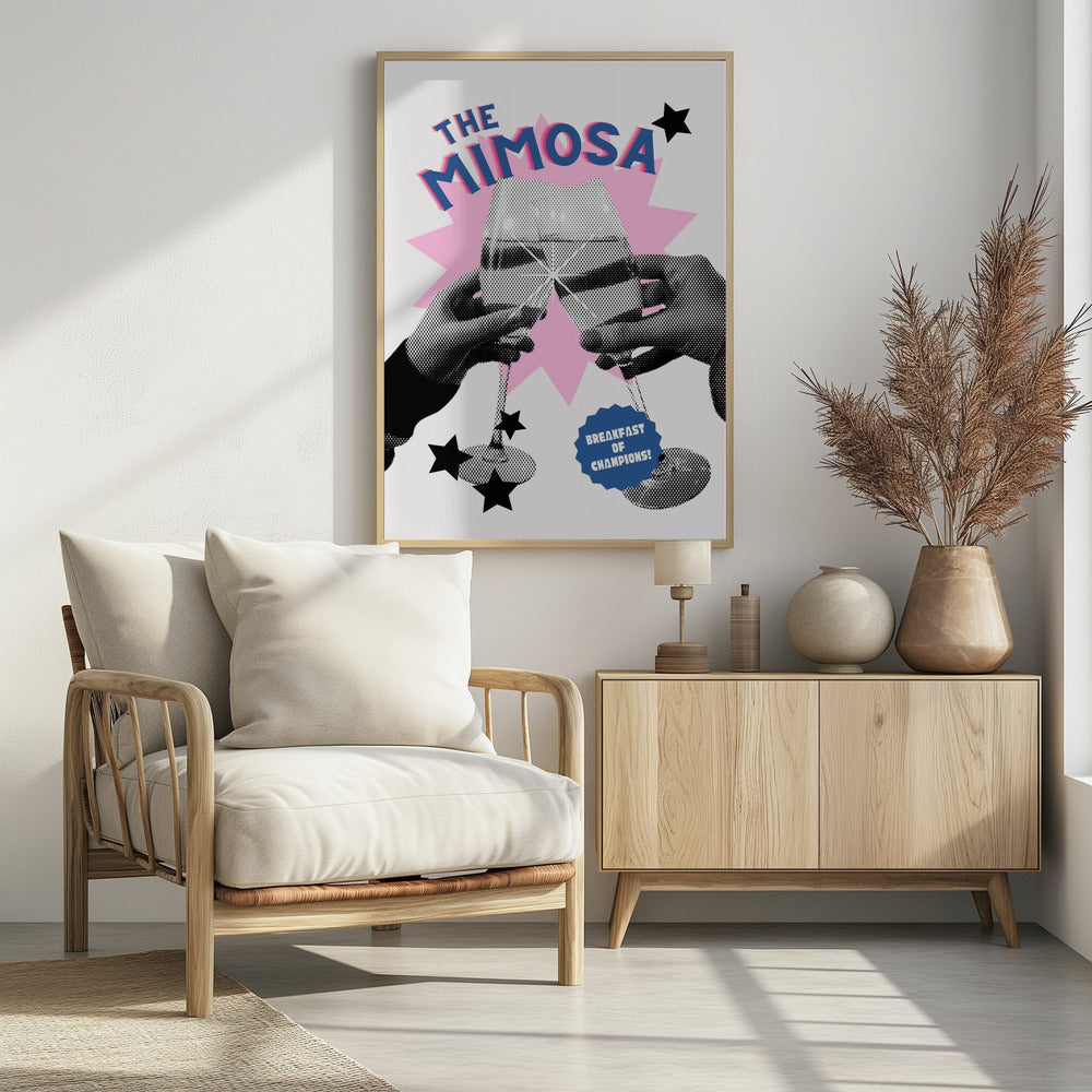 The mimosa - Poster / Art Print - interiör