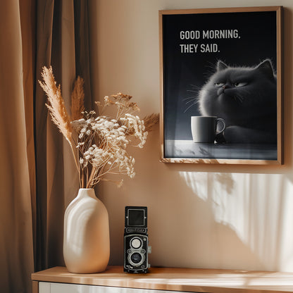 Good Morning, They Said - Poster / Art Print - interiör