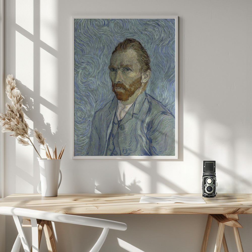 Vincent Van Gogh's Self Portrait (1889) - Poster / Art Print - interiör