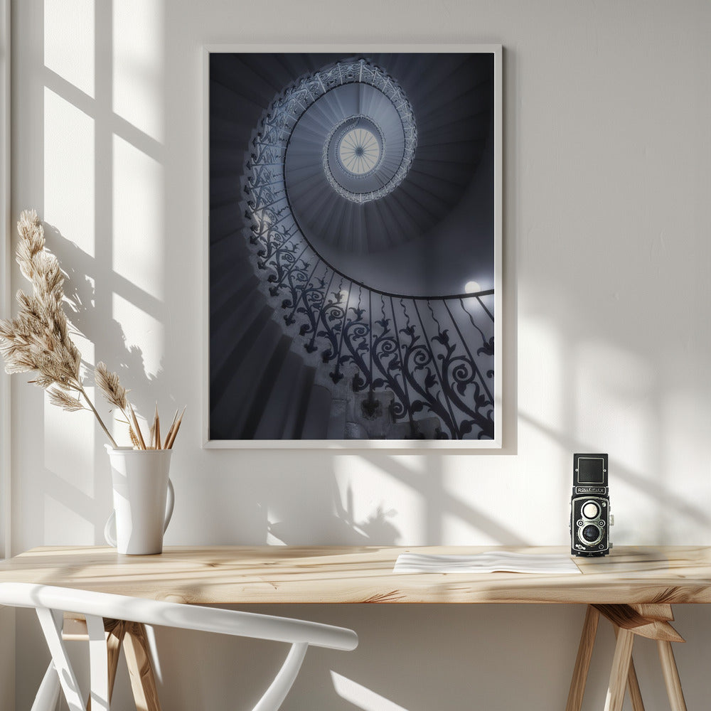 Tulip Stairs - Poster / Art Print - interiör