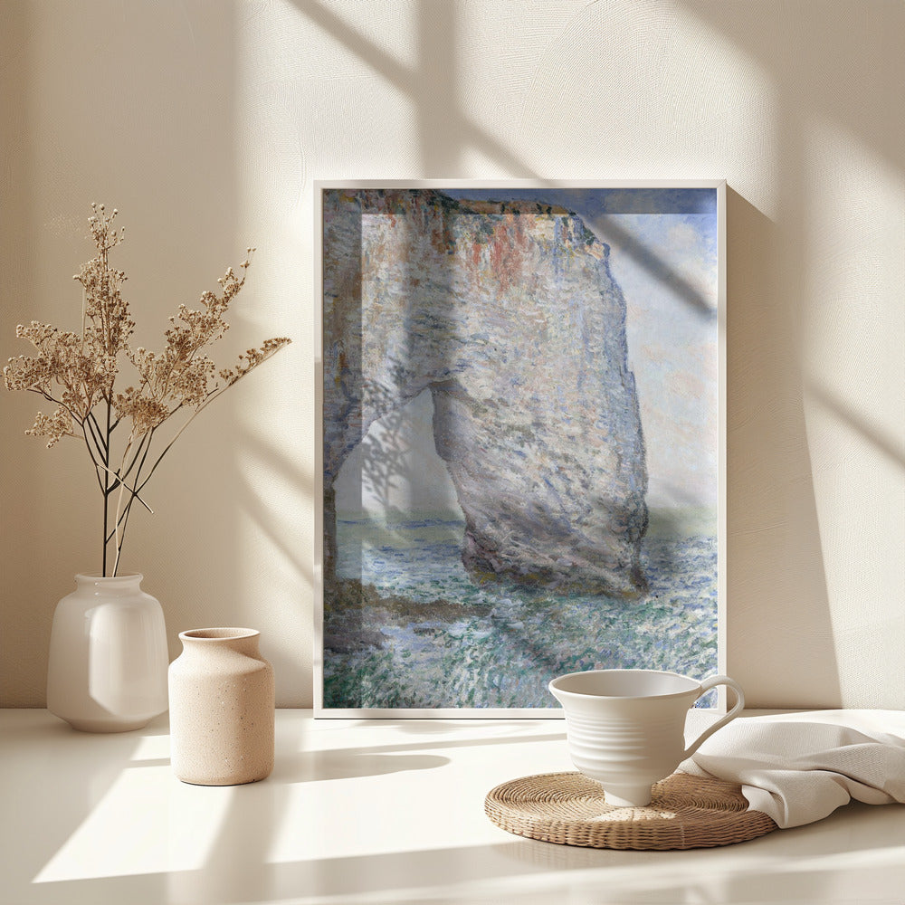 The Manneporte Near Étretat (1886) - Poster / Art Print - interiör