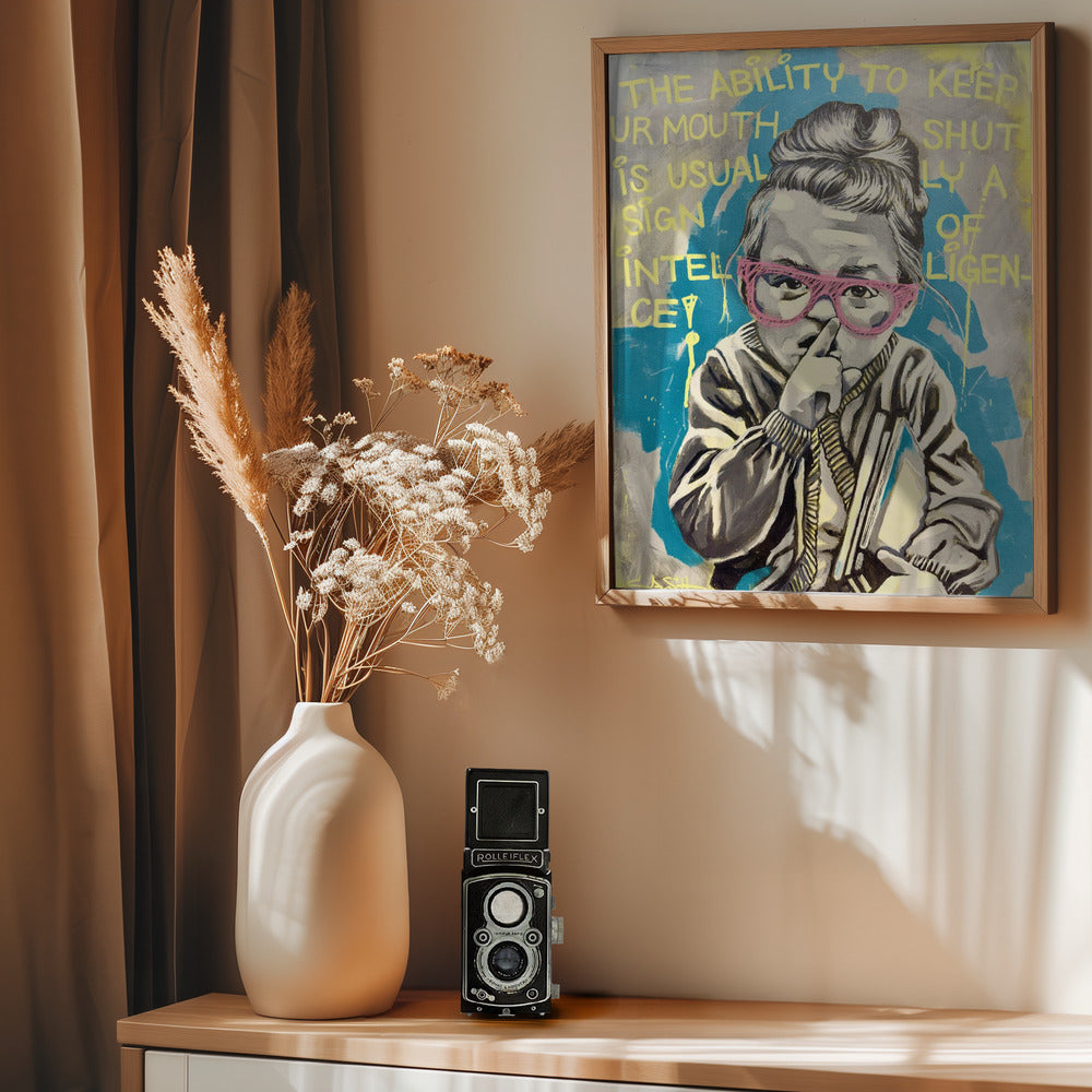 Sign of intelligence - Poster / Art Print - interiör