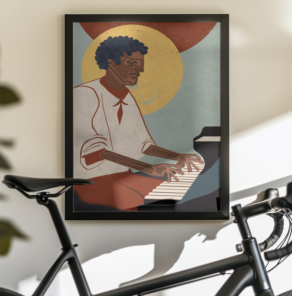 MUSICIAN GUY VIII - Poster / Art Print - interiör