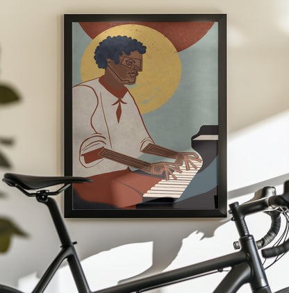 MUSICIAN GUY VIII - Poster / Art Print - interiör