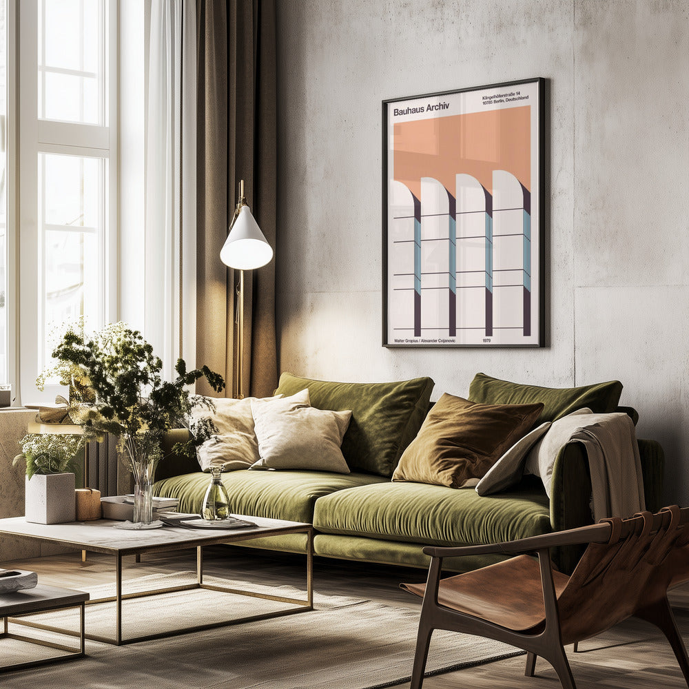Bauhaus Archiv - Poster / Art Print - interiör