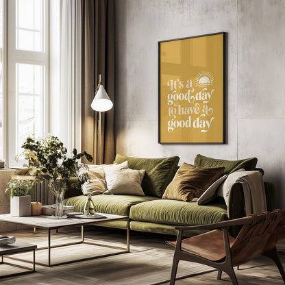 Good Day No1 - Poster / Art Print - interiör