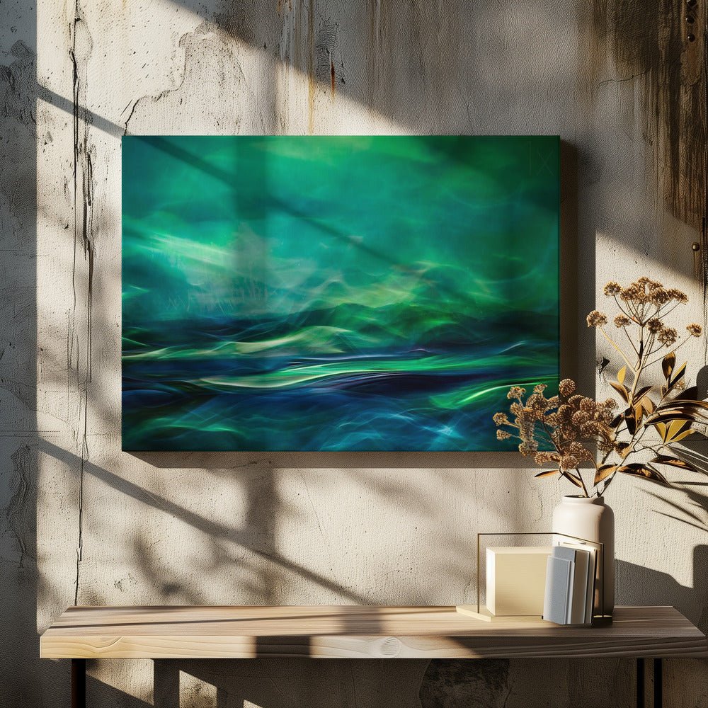 Northern lights - Poster / Art Print - interiör