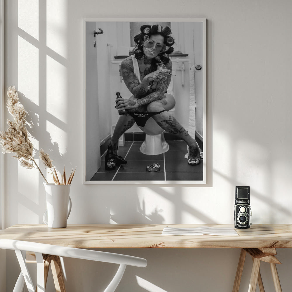 WC - Poster / Art Print - interiör
