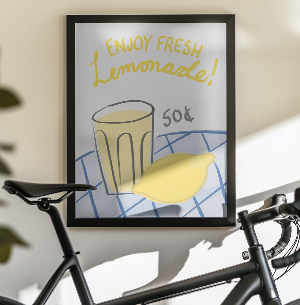 Fresh Lemonade - Poster / Art Print - interiör