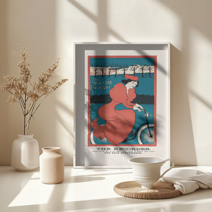 The New York Recorder (1895) By G. F. Scotson Clark - Poster / Art Print - interiör