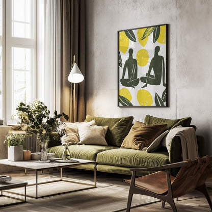 Lemon Day - Poster / Art Print - interiör