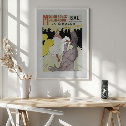 Affiche Pour Le Moulin Rouge la Goulue (1898 - Poster / Art Print - interiör