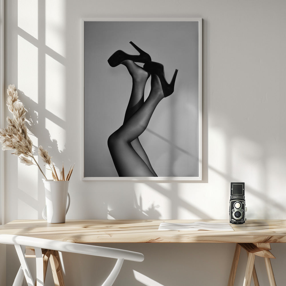Velvet Pumps - Poster / Art Print - interiör