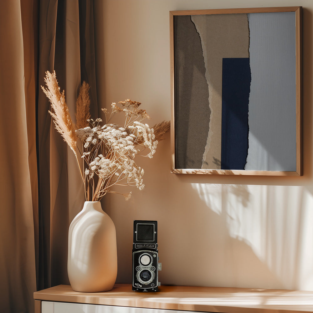 Torn Paper 4 - Poster / Art Print - interiör
