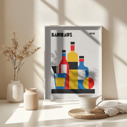 Bauhaus Wine Print - Poster / Art Print - interiör