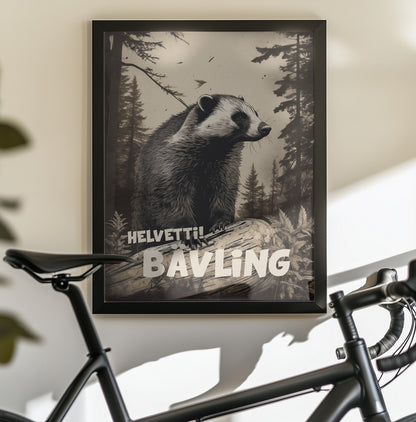 Helvetti Bävling - Poster / Art Print - interiör