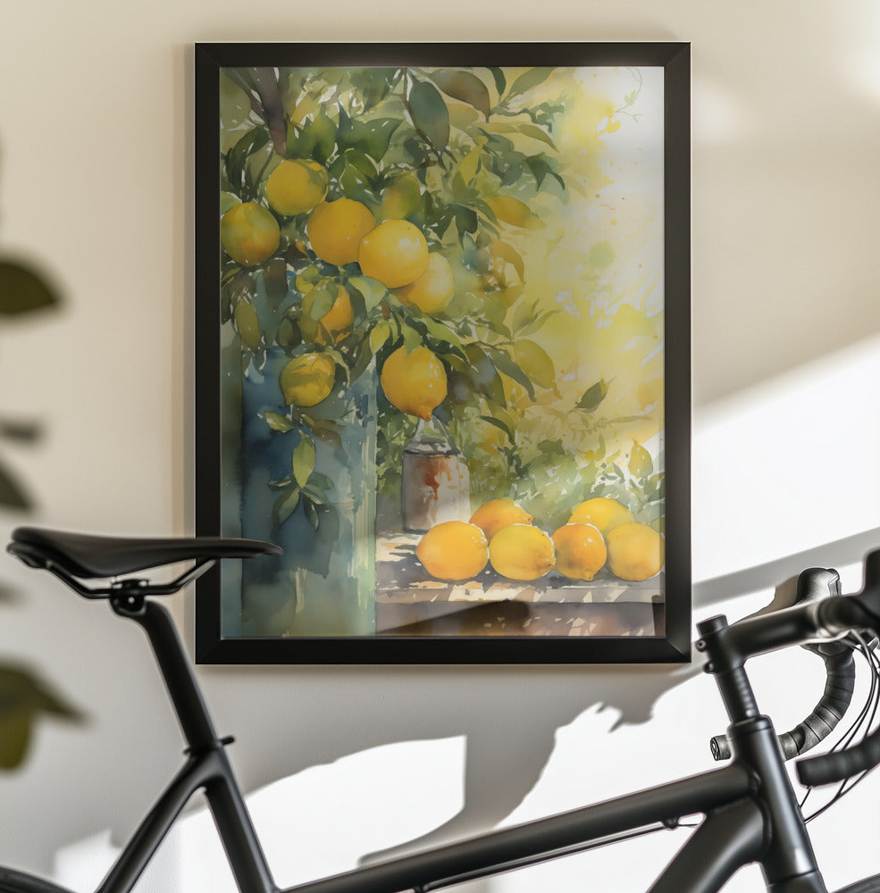 The Lemon Room - Poster / Art Print - interiör