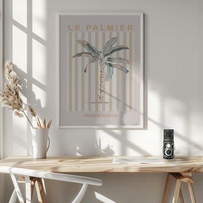 Riviera Plam Tree - Poster / Art Print - interiör
